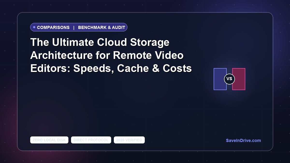 The Ultimate Cloud Storage Architecture for Remote Video Editors in 2026: Speeds, Cache & Costs