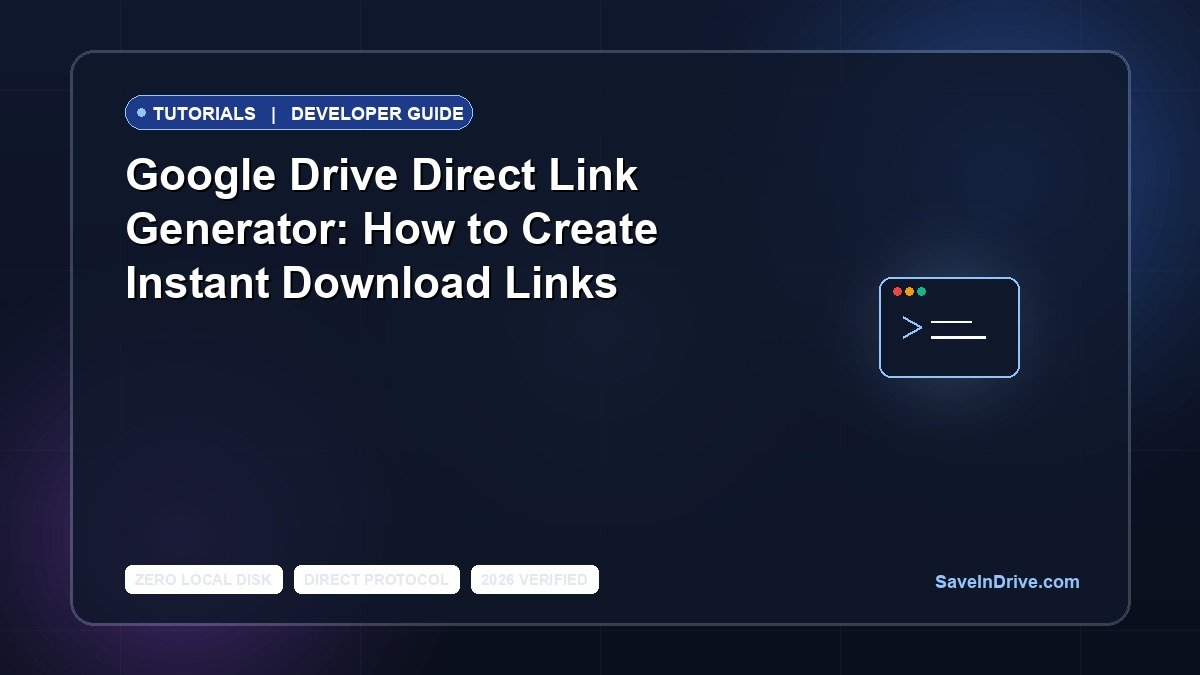 Save Download Links to Google Drive on Mobile (2026)