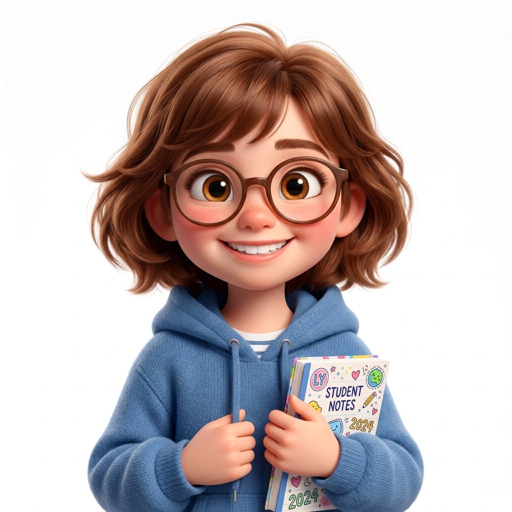 Student 3D Character Avatar